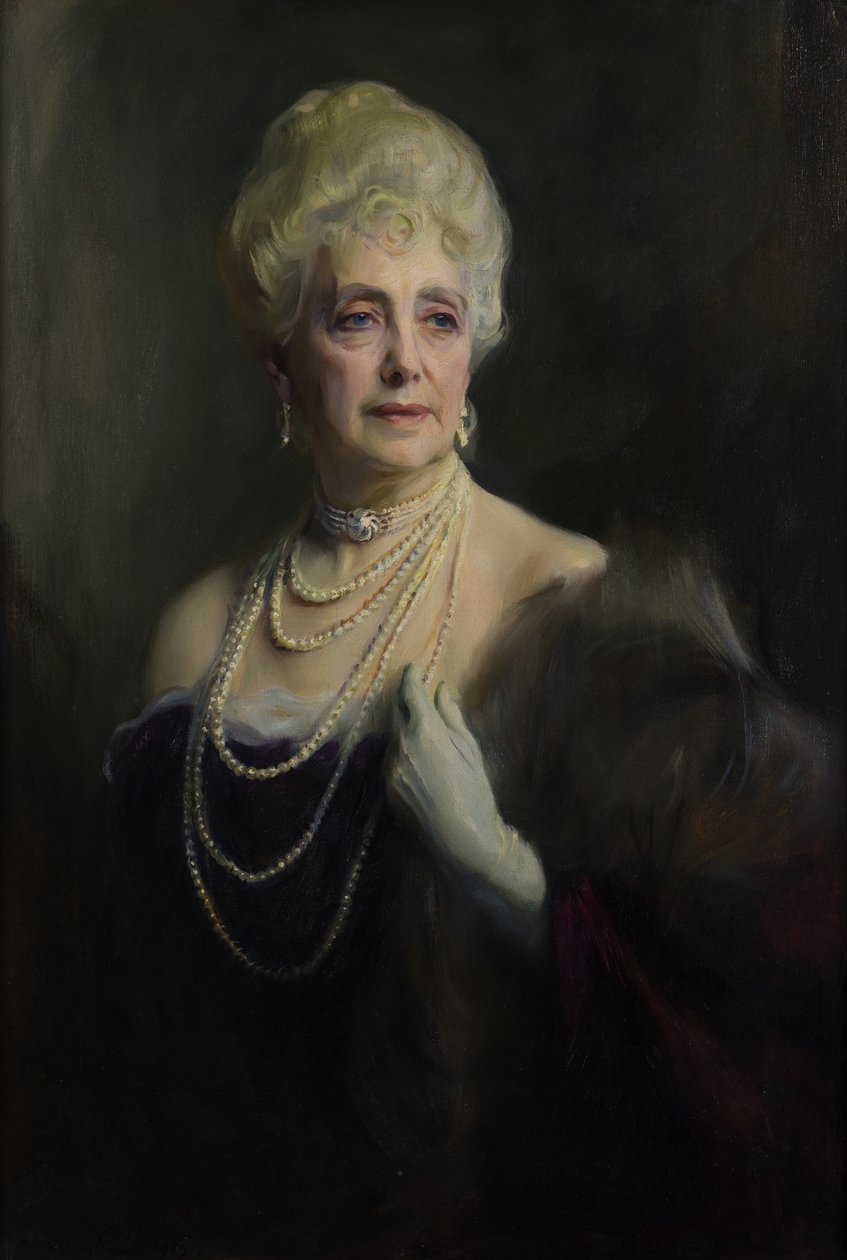 Den rette ærede Mabell Ogilvy Dowager grevinne av Airlie (1866-1956) av Philip Alexius de Laszlo