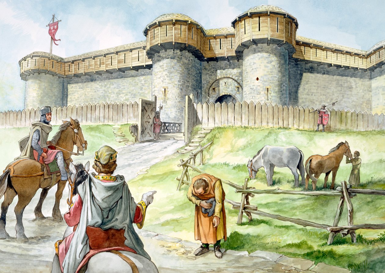Helmsley Castle, 1200-tallet, c1990-2010 av Philip Corke