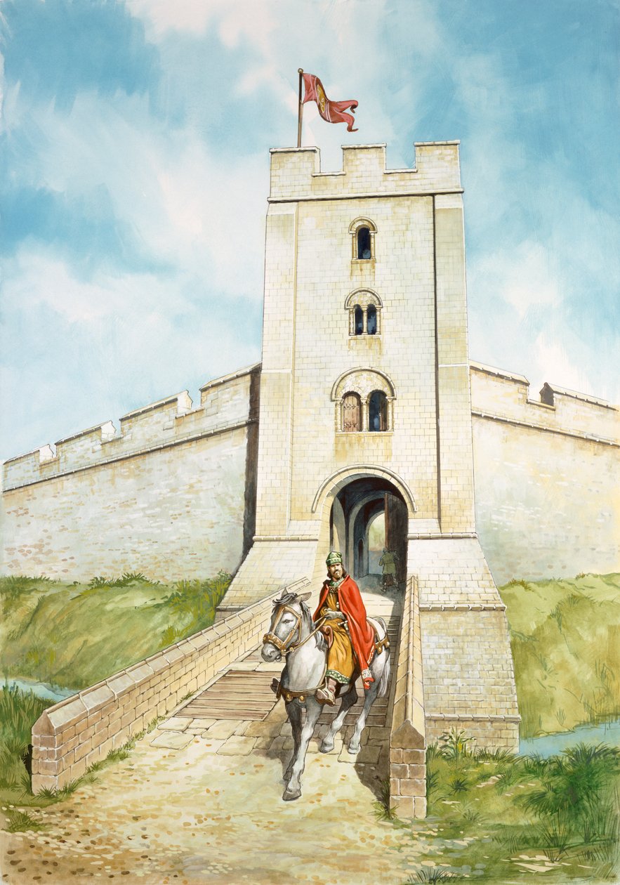 Sherborne Old Castle, c1200-tallet, 1990-2010 av Philip Corke