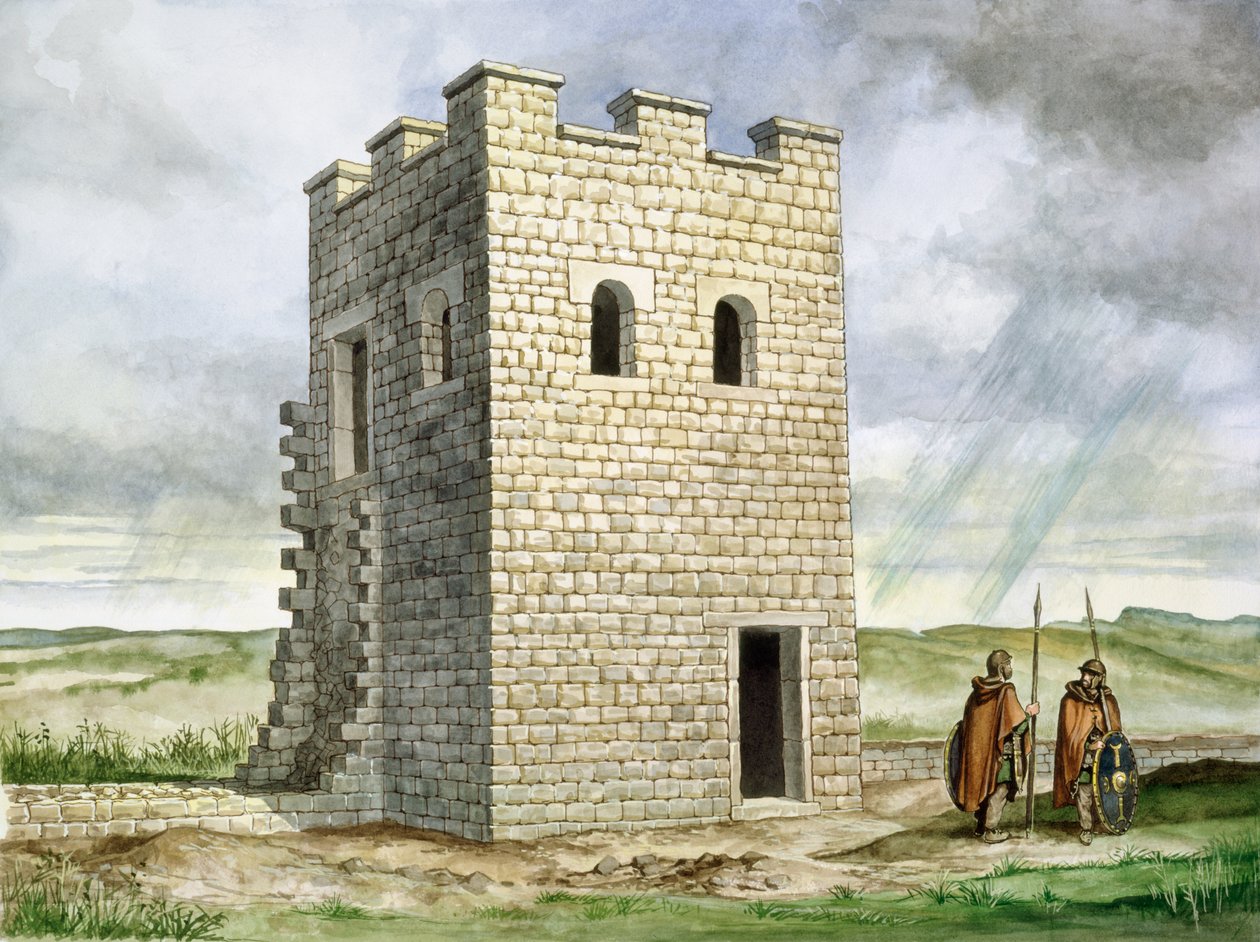 Turret 36b Housesteads Roman Fort, 2. århundre, c1990-2010 av Philip Corke