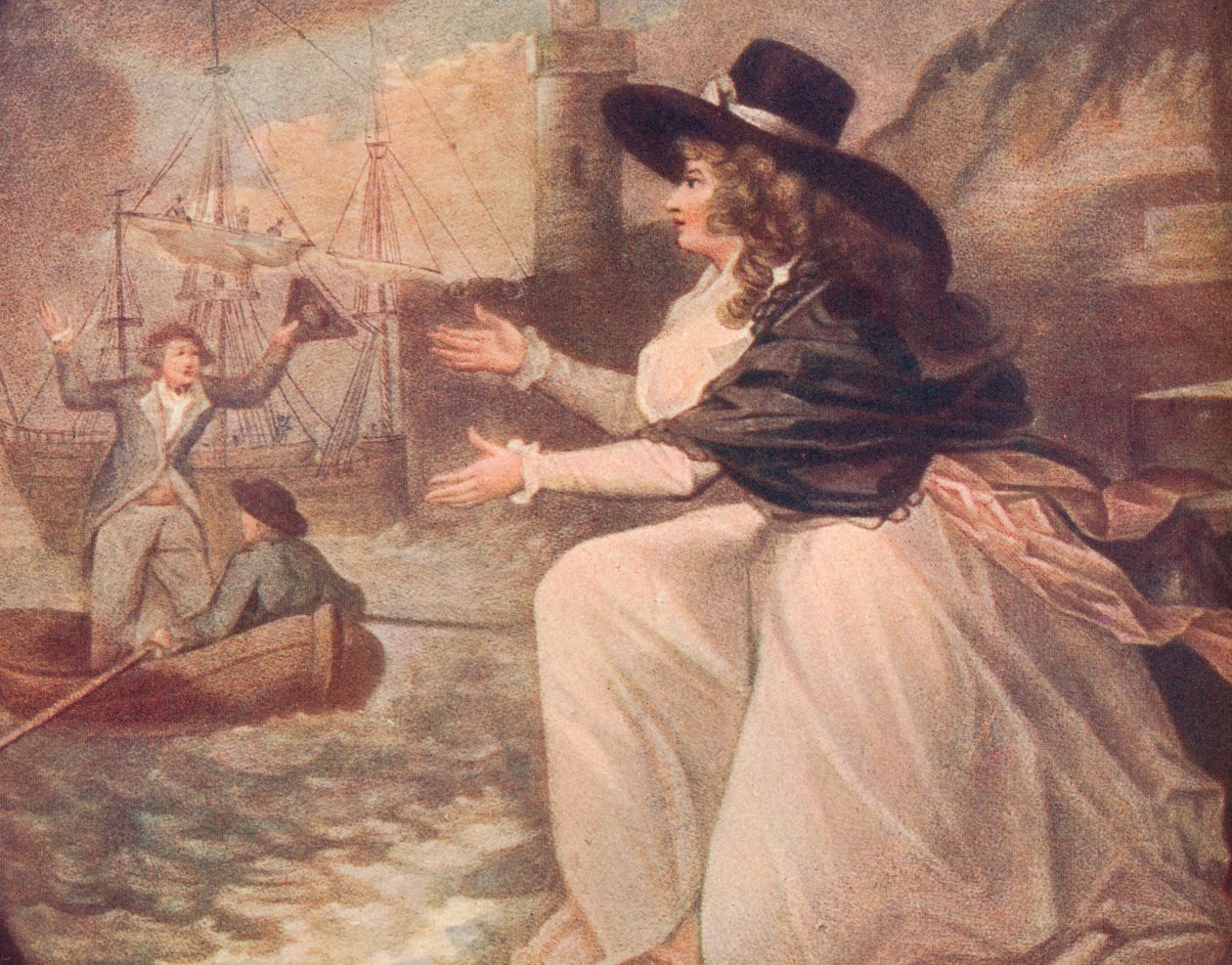 Gjensidig glede, eller skipet i havnen, c1788, 1906 av Philip Dawe