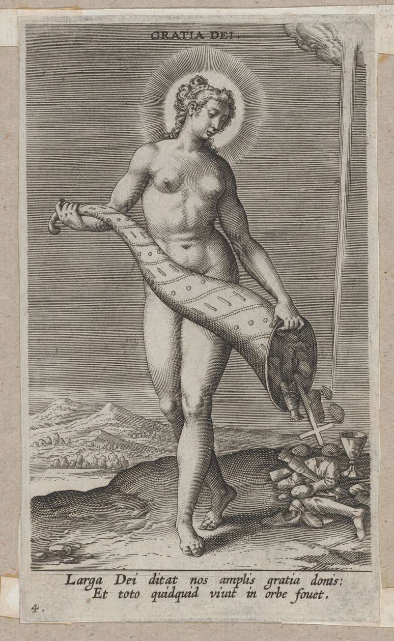 Gratia Dei, fra Prosopographia, ca. 1585-90., ca. 1585-90. av Philip Galle