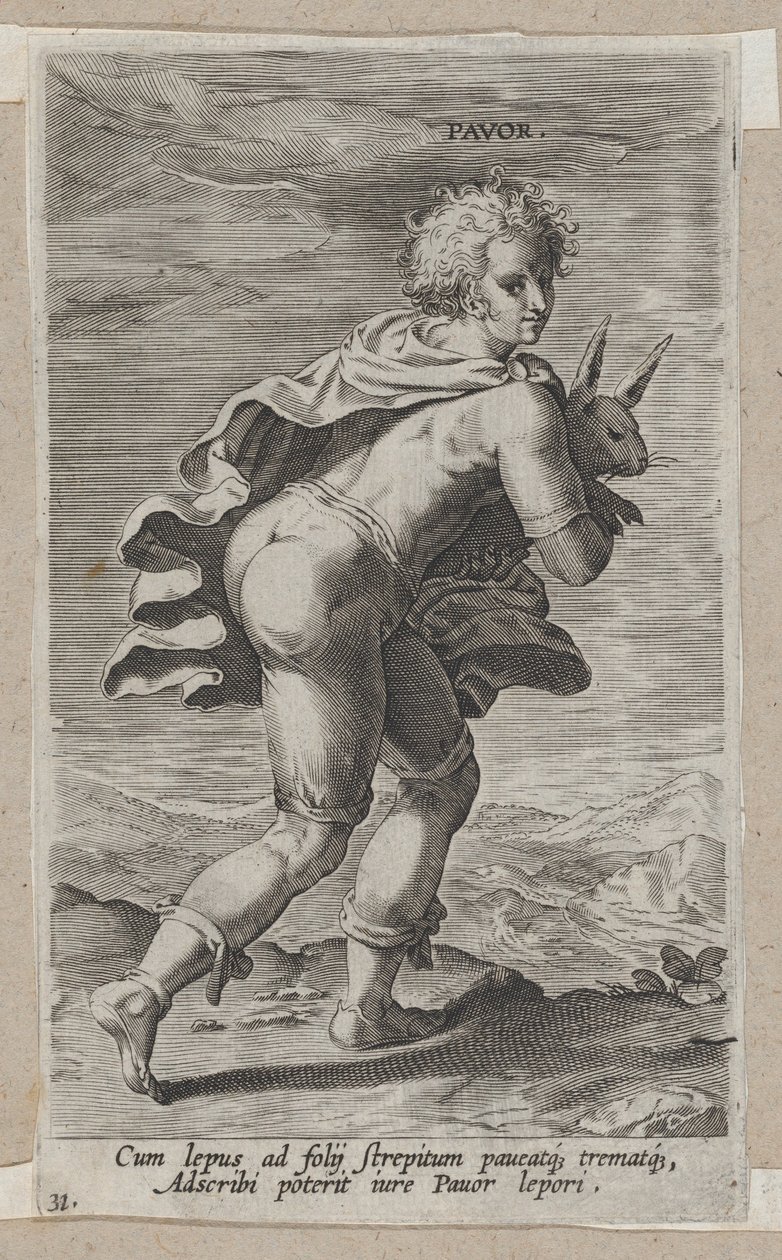 Pavor, fra Prosopographia, ca. 1585-90., ca. 1585-90. av Philip Galle