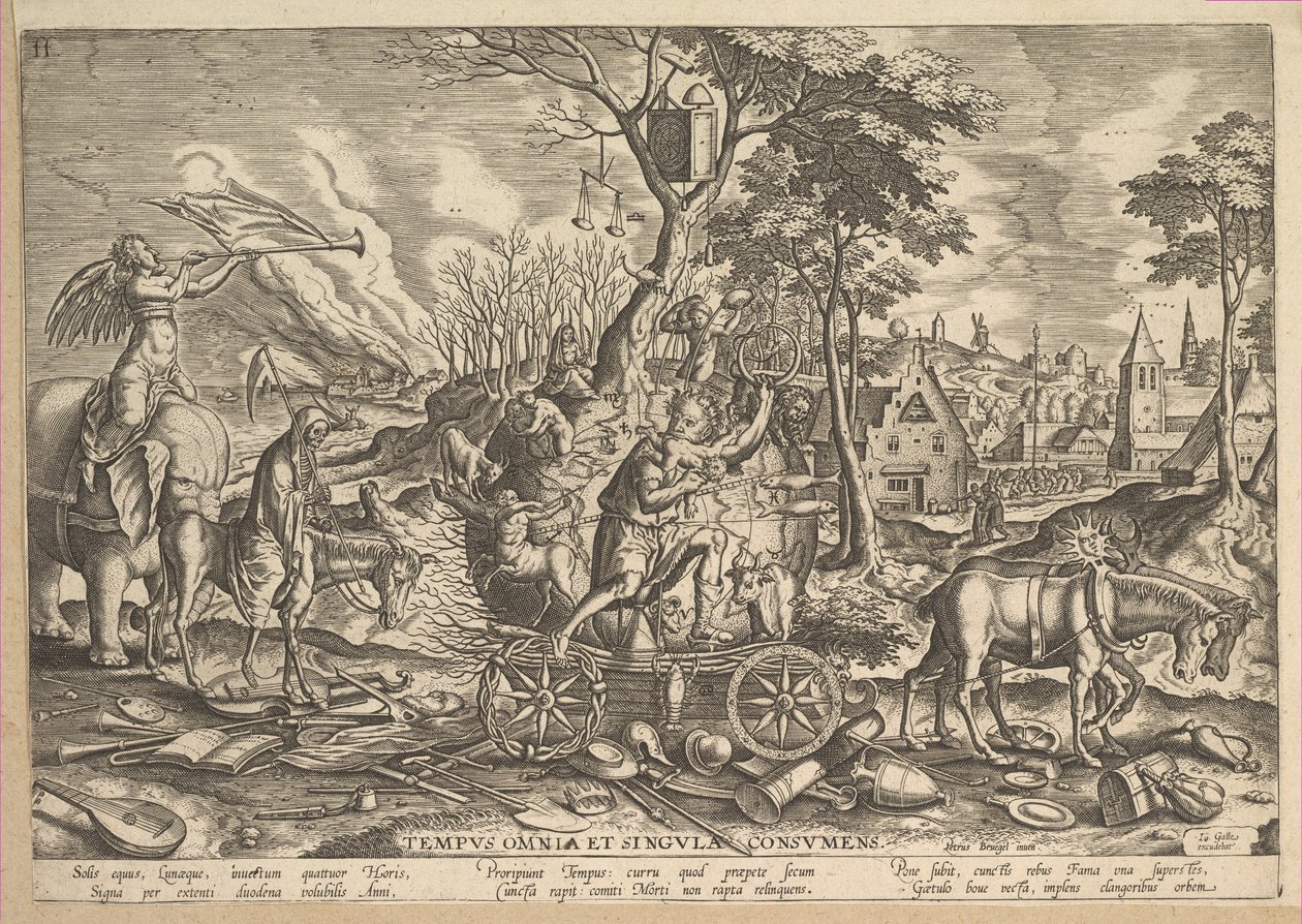 Tidens triumf, 1574. av Philip Galle