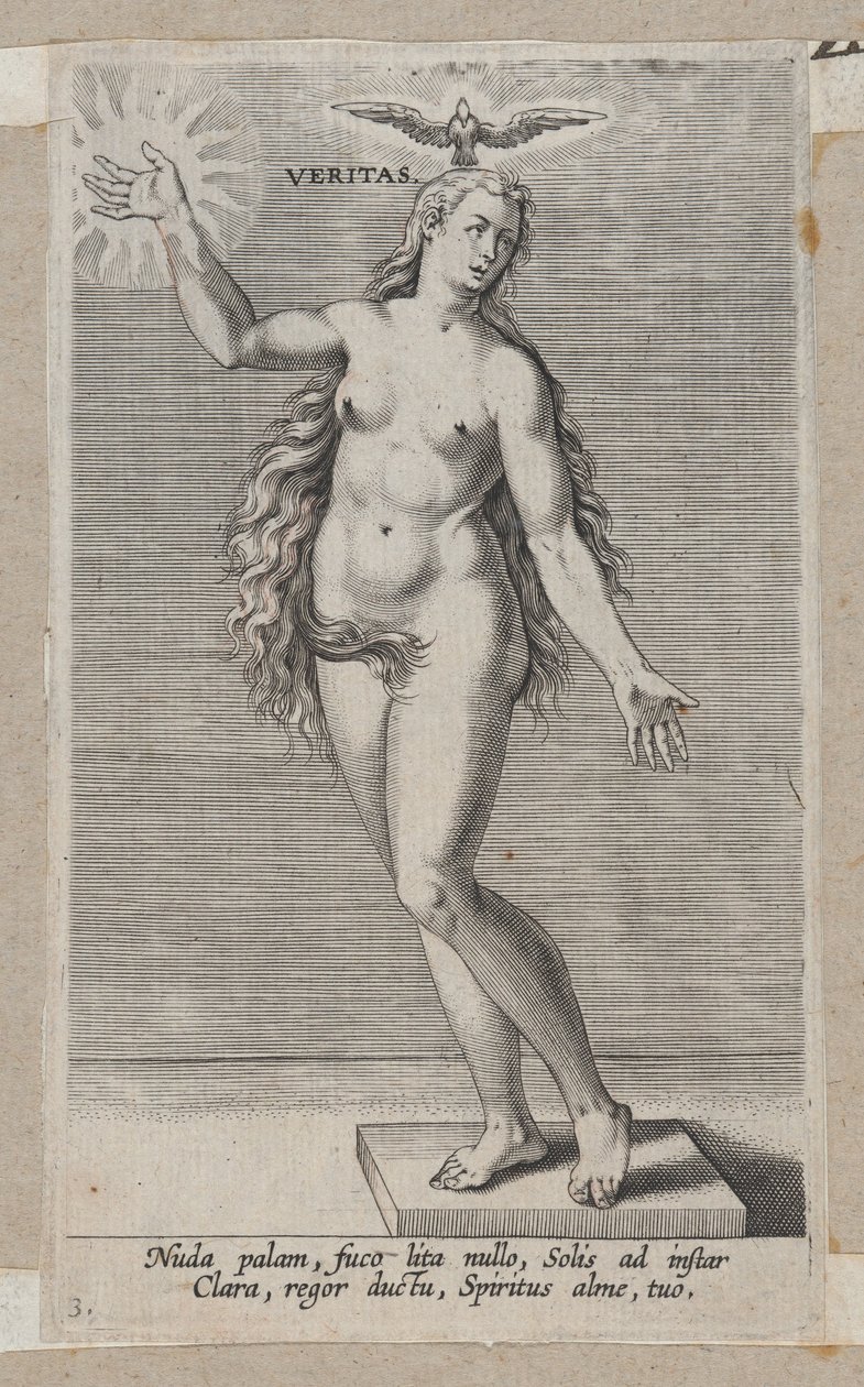 Sannhet, fra Prosopographia, ca. 1585-90, ca. 1585-90. av Philip Galle