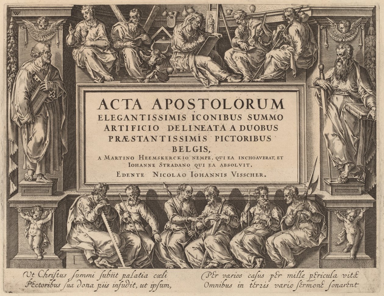 Tittelside av Philip Galle after Maerten van Heemskerck after Jan van der Straet