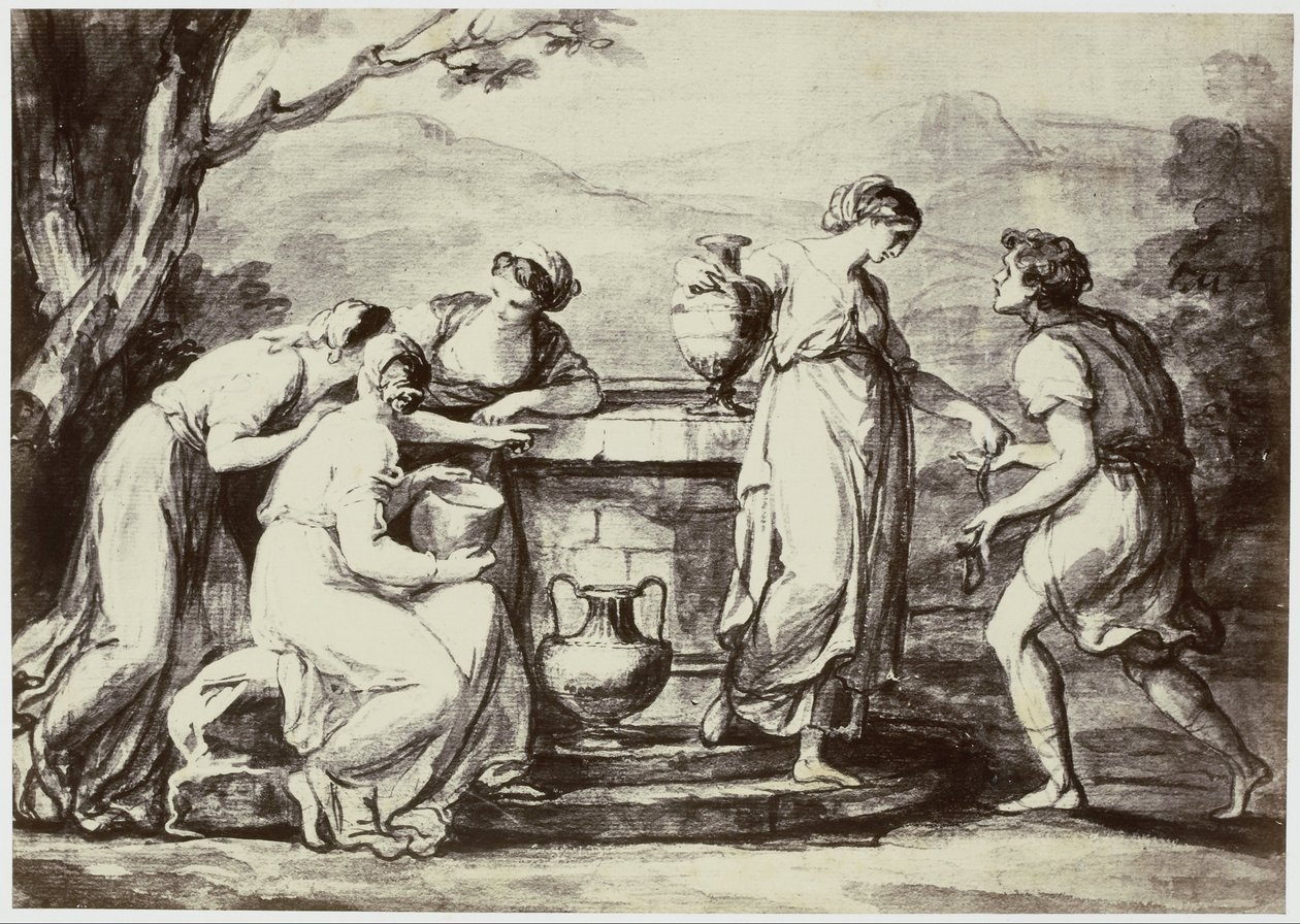 A. Kauffman, Rebecca ved muren av Philip Henry Delamotte
