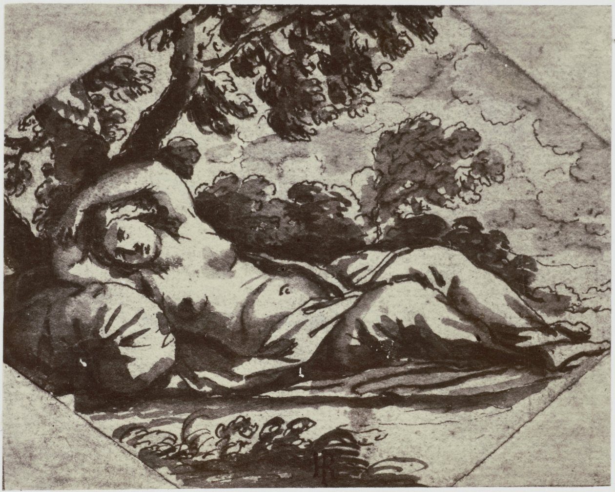 Bischop [Jan de Bisschop], En Tornerose av Philip Henry Delamotte