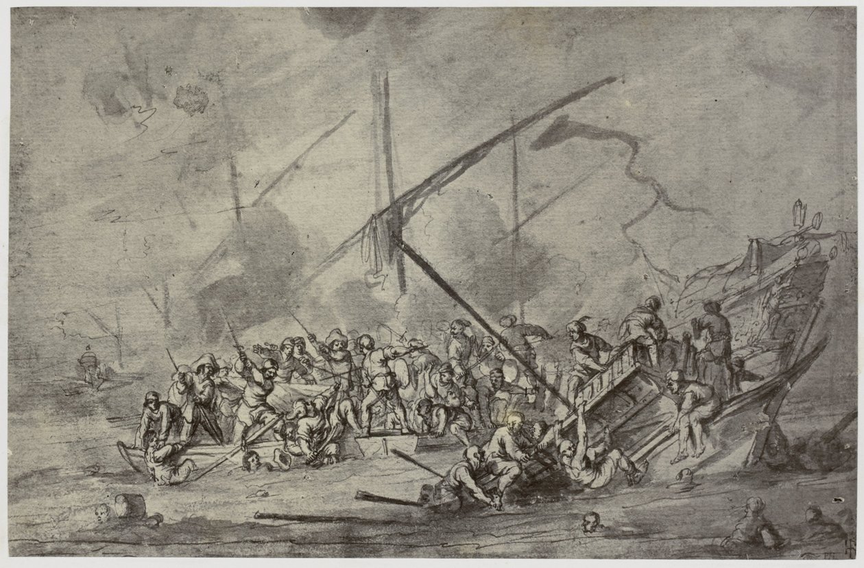 Della Bella, en sjøkamp av Philip Henry Delamotte