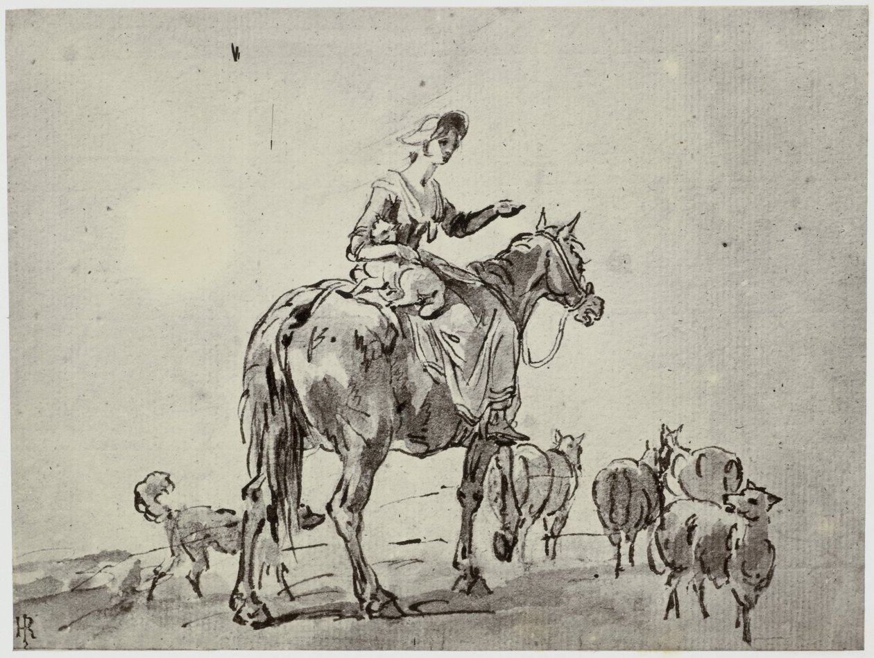 Gilpin, gjeterinnen av Philip Henry Delamotte