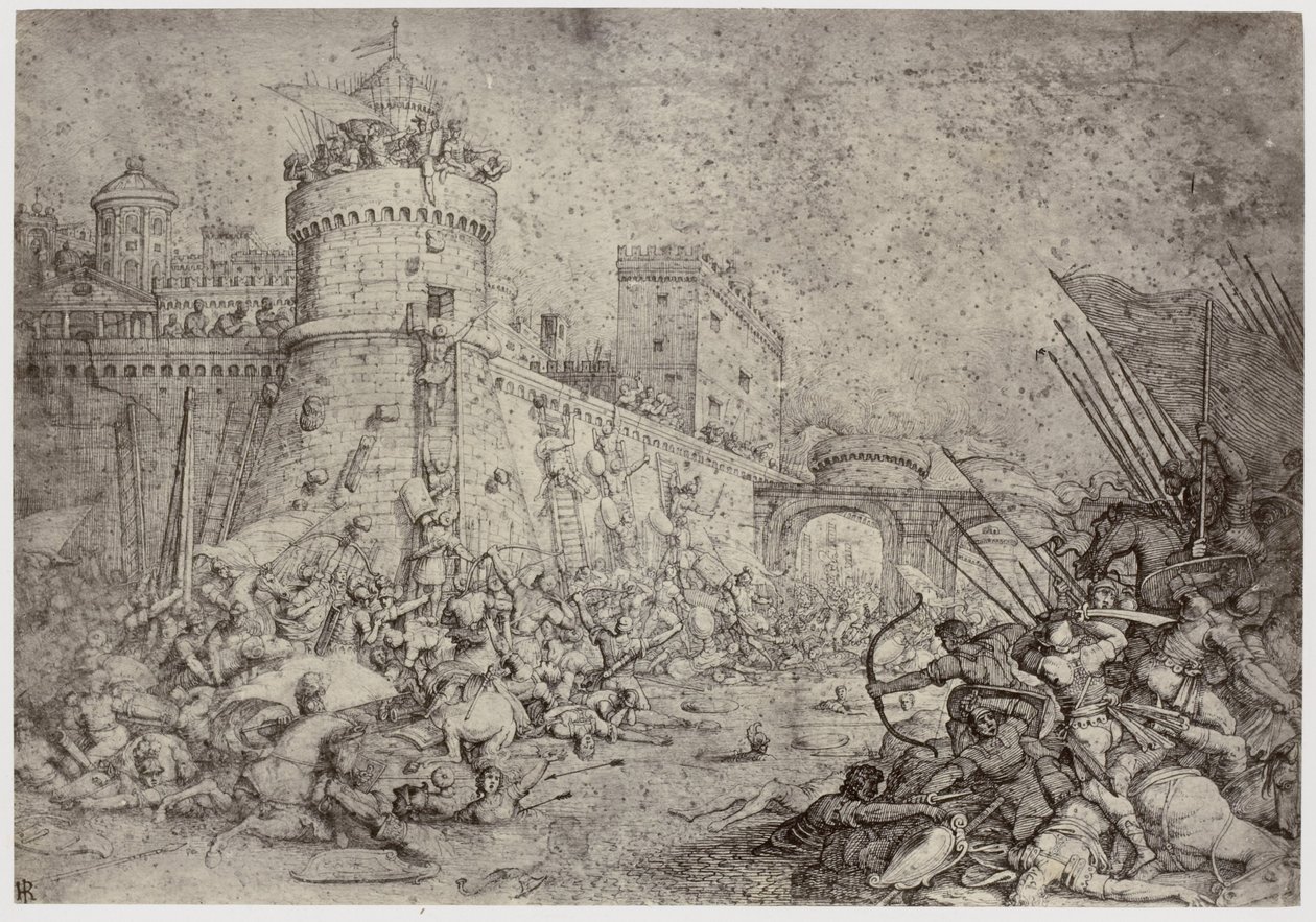 Tempesta [?], Stormingen av Jerusalem av Philip Henry Delamotte