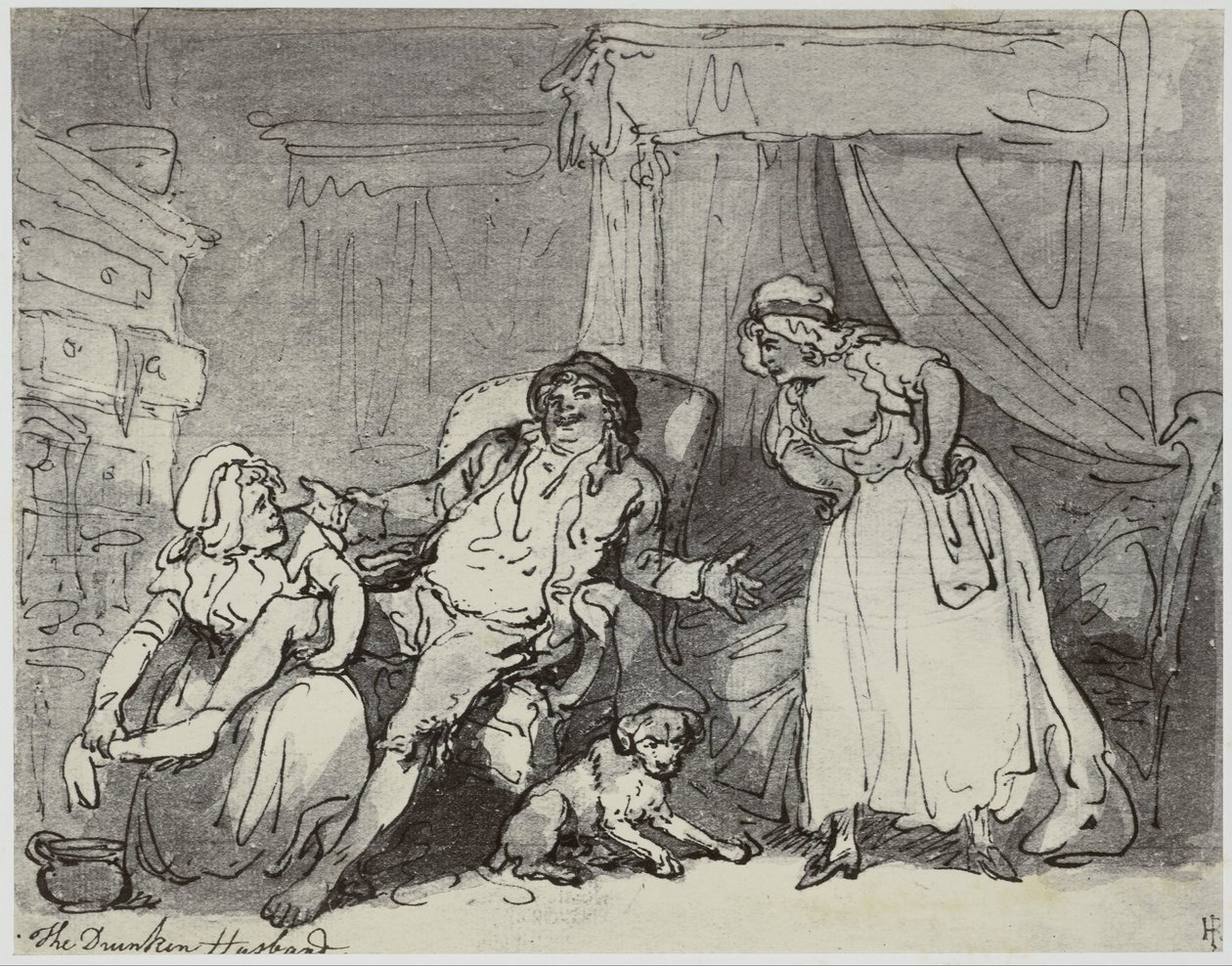 Thomas Rowlandson, Den fulle ektemannen av Philip Henry Delamotte