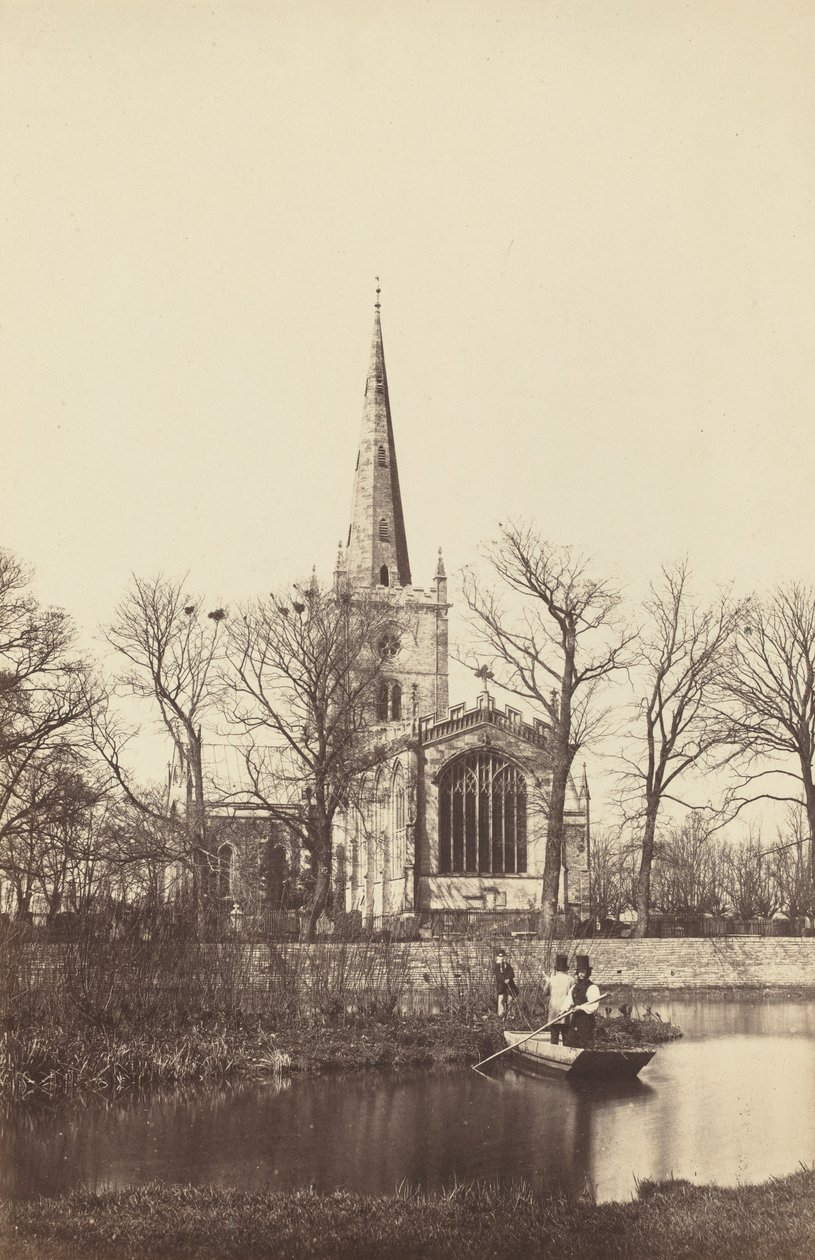 Kirke fra en elvebredd av Philip Henry Dellamotte