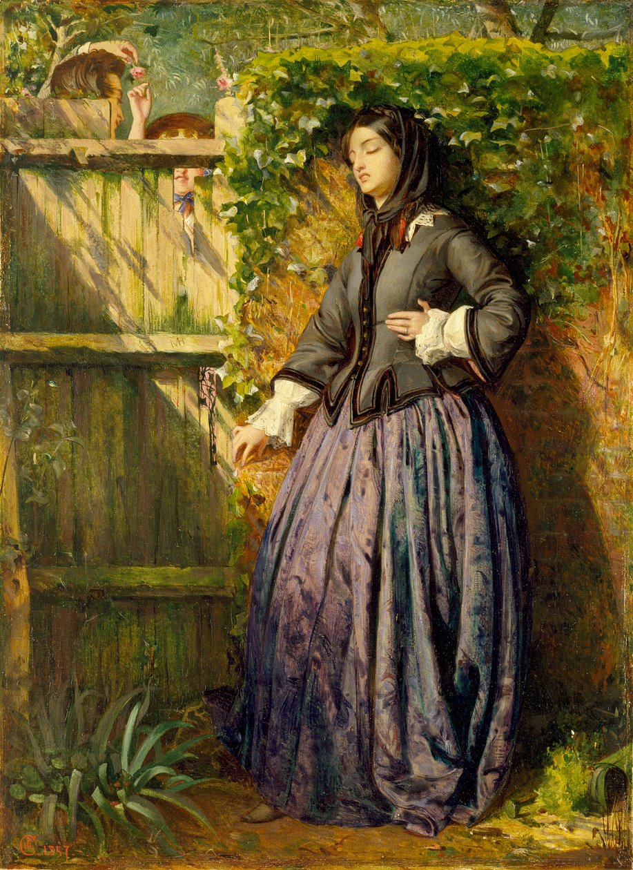 Brutte løfter, 1857 av Philip Hermogenes Calderon