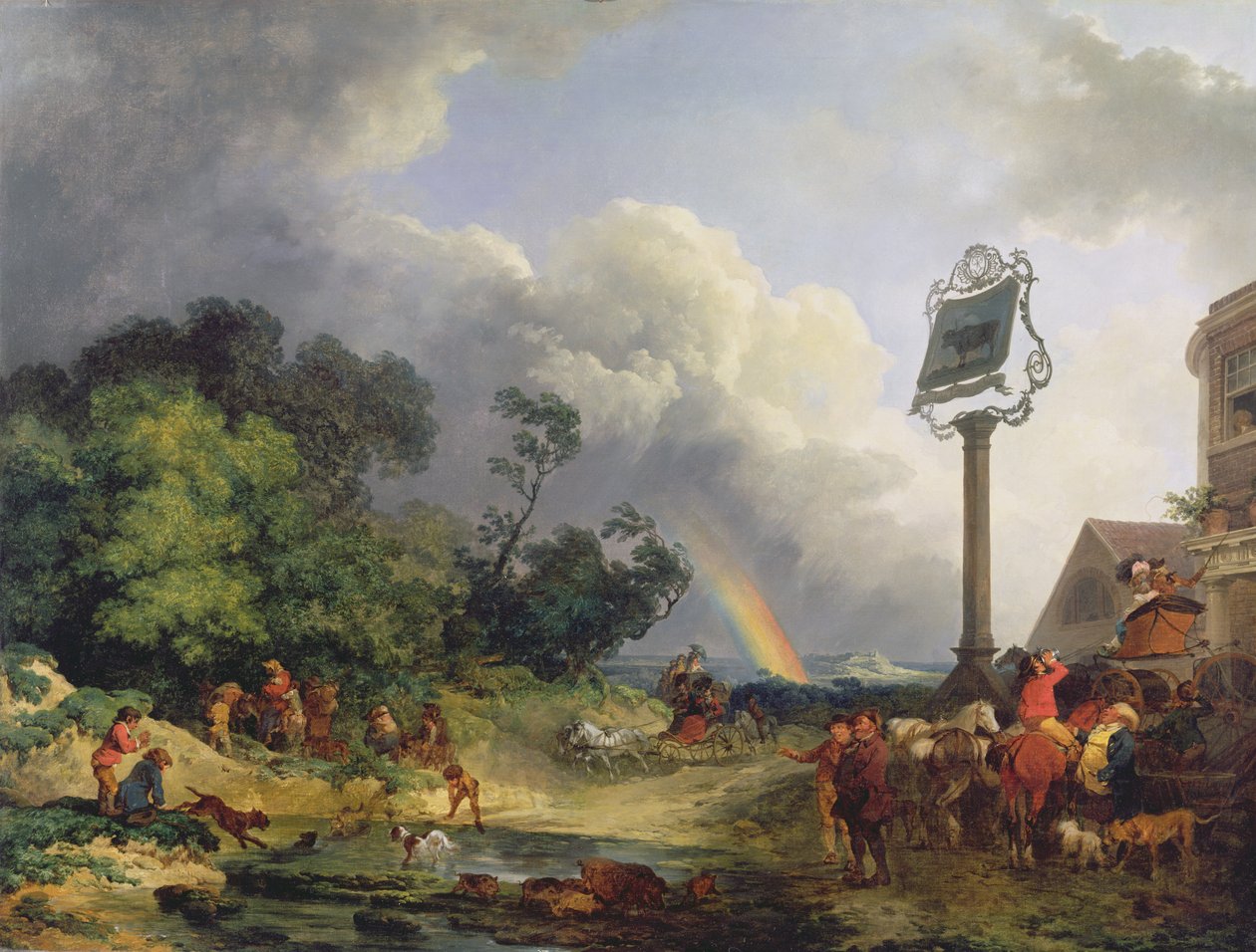 Regnbuen av Philip James de Loutherbourg