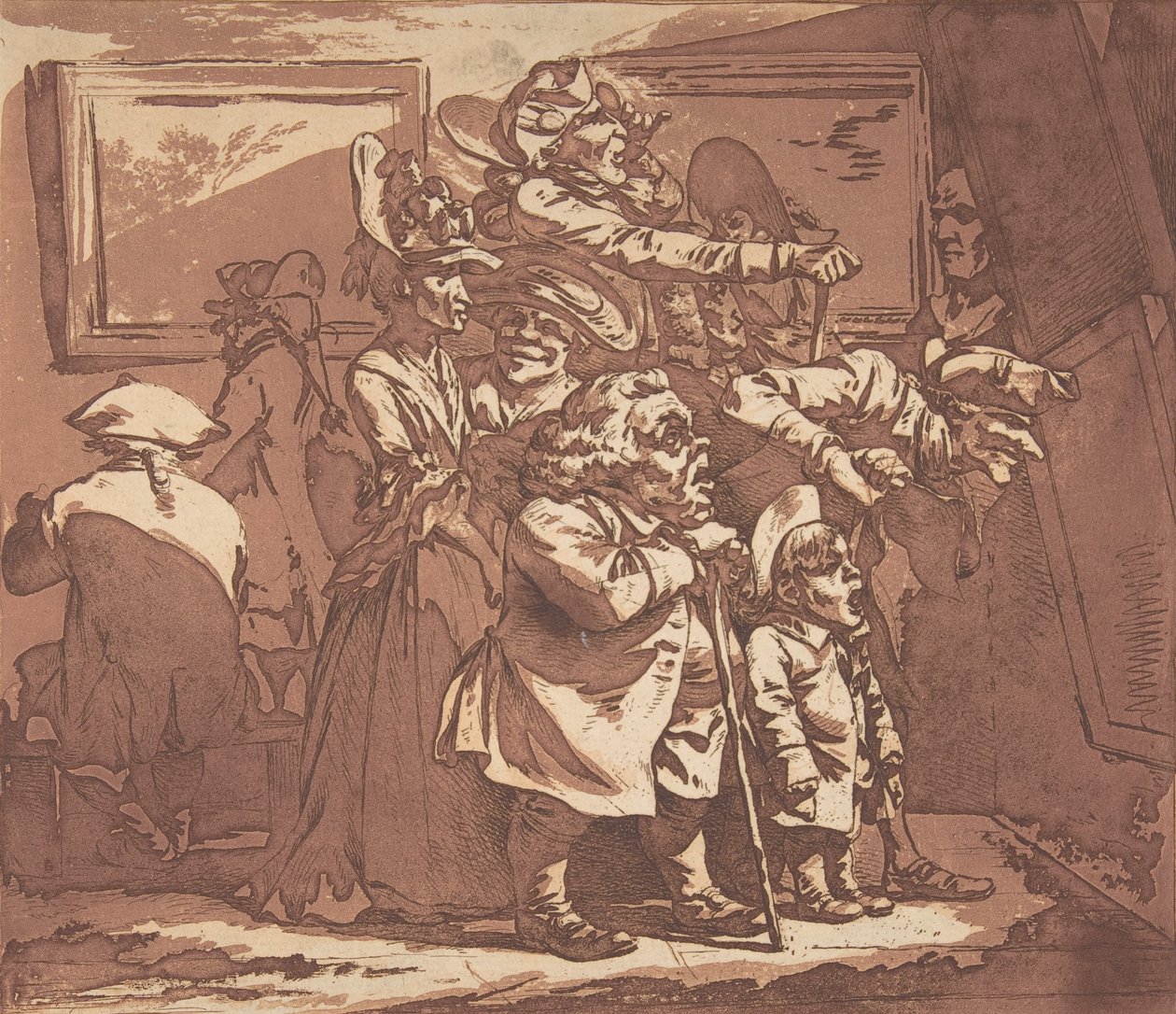 En utstilling, 29. januar 1776., 29. januar 1776. av Philip James de Loutherbourg