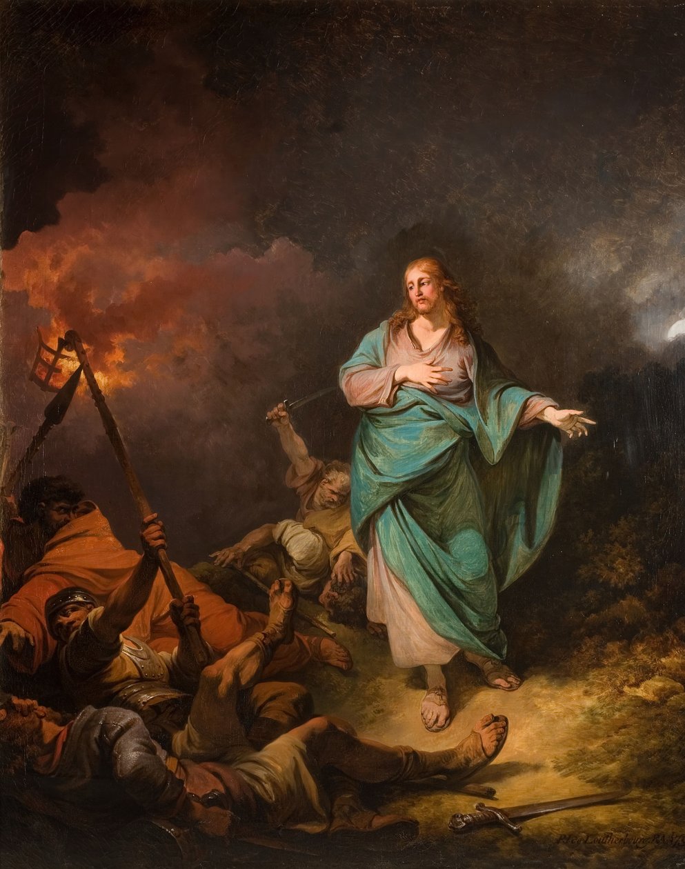The Betrayal Of Christ, 1798. av Philip James de Loutherbourg