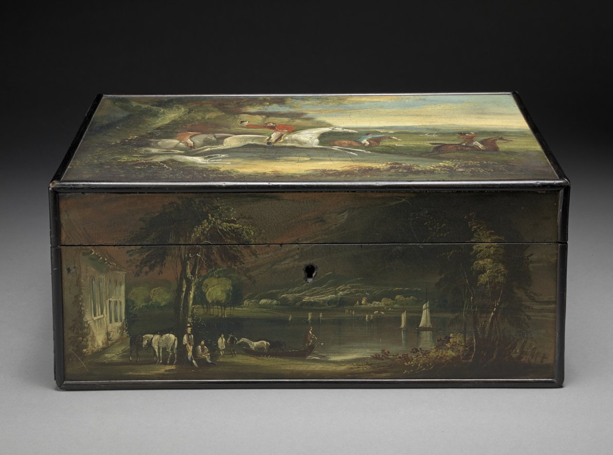 Antikk brevkasse omgjort til en Humidor, ca. 1840 av Philip Reinagle