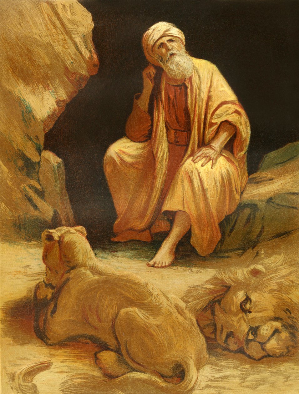 Daniel i løvehulen av Philip Richard Morris