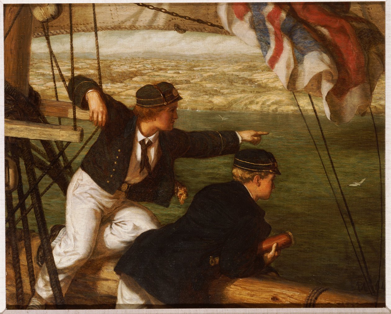 Land Ahoy!, 1864 av Philip Richard Morris