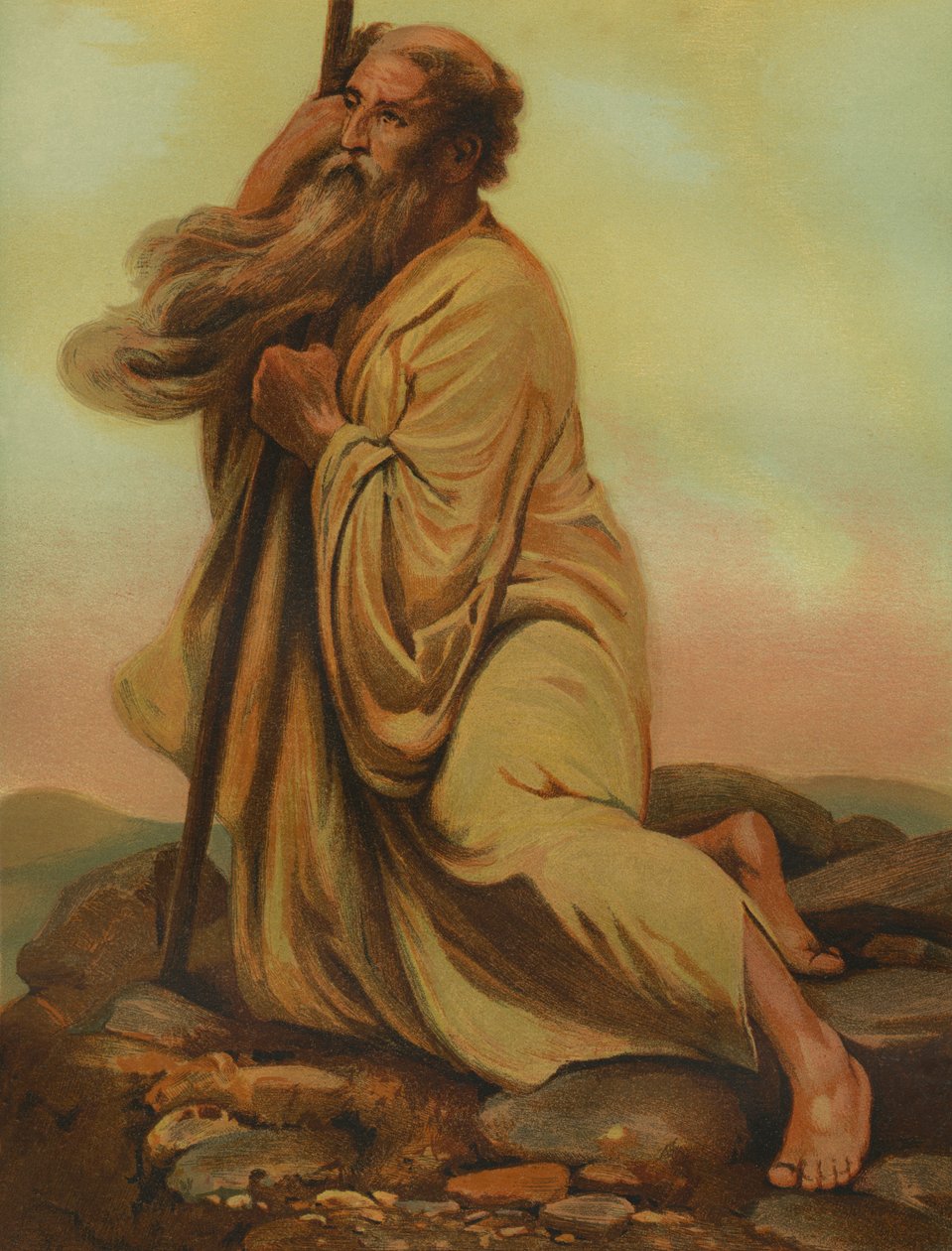 Moses ser på det lovede land av Philip Richard Morris