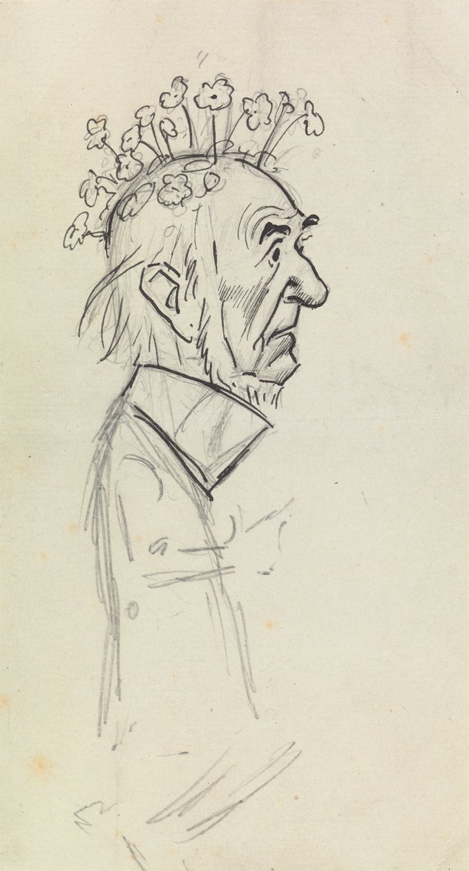 Karikaturportrett av Gladstone av Philip William May