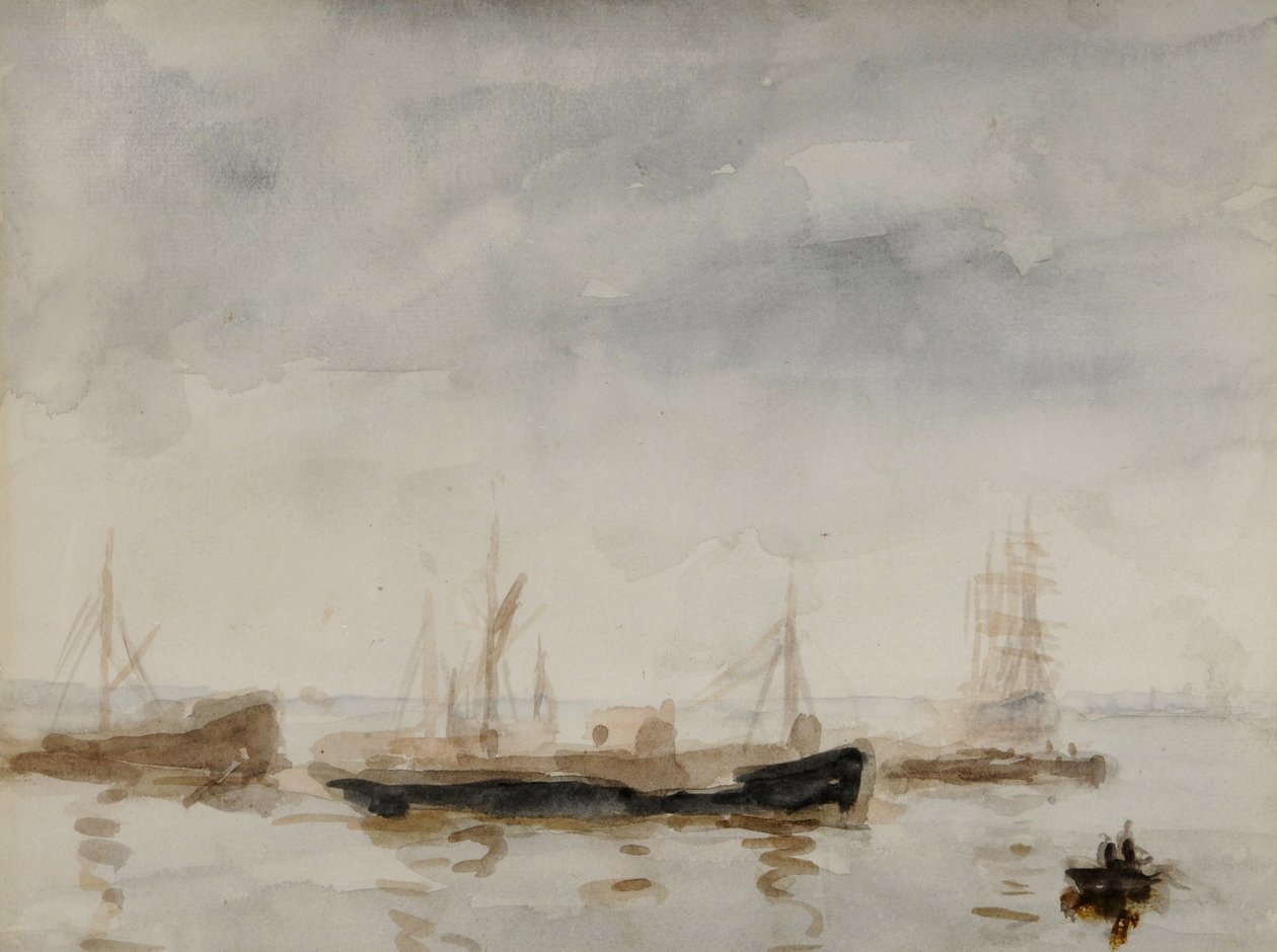 (akvarell på papir) av Philip Wilson Steer