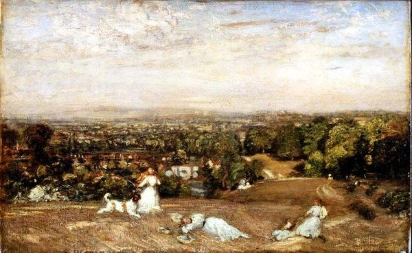 Barn som leker, Ludlow går av Philip Wilson Steer