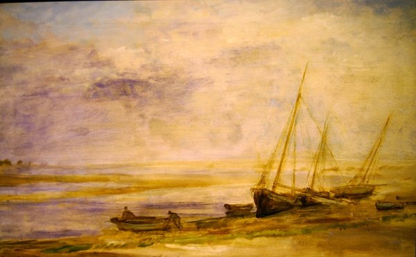 Lavvann ved elvemunningen til Blackwater (olje) av Philip Wilson Steer
