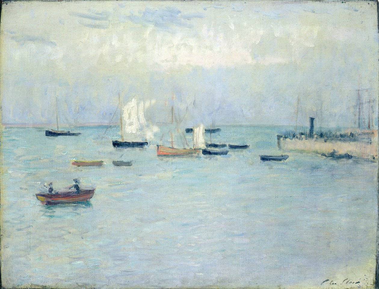 Poole havn av Philip Wilson Steer