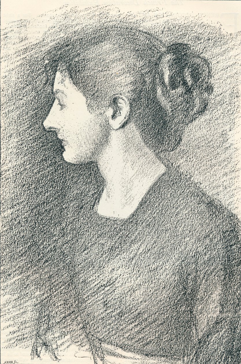 Portrett av frøken Emma Froude, c1893 av Philip Wilson Steer