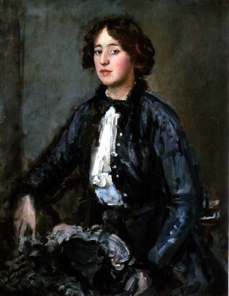 Portrett av en dame av Philip Wilson Steer