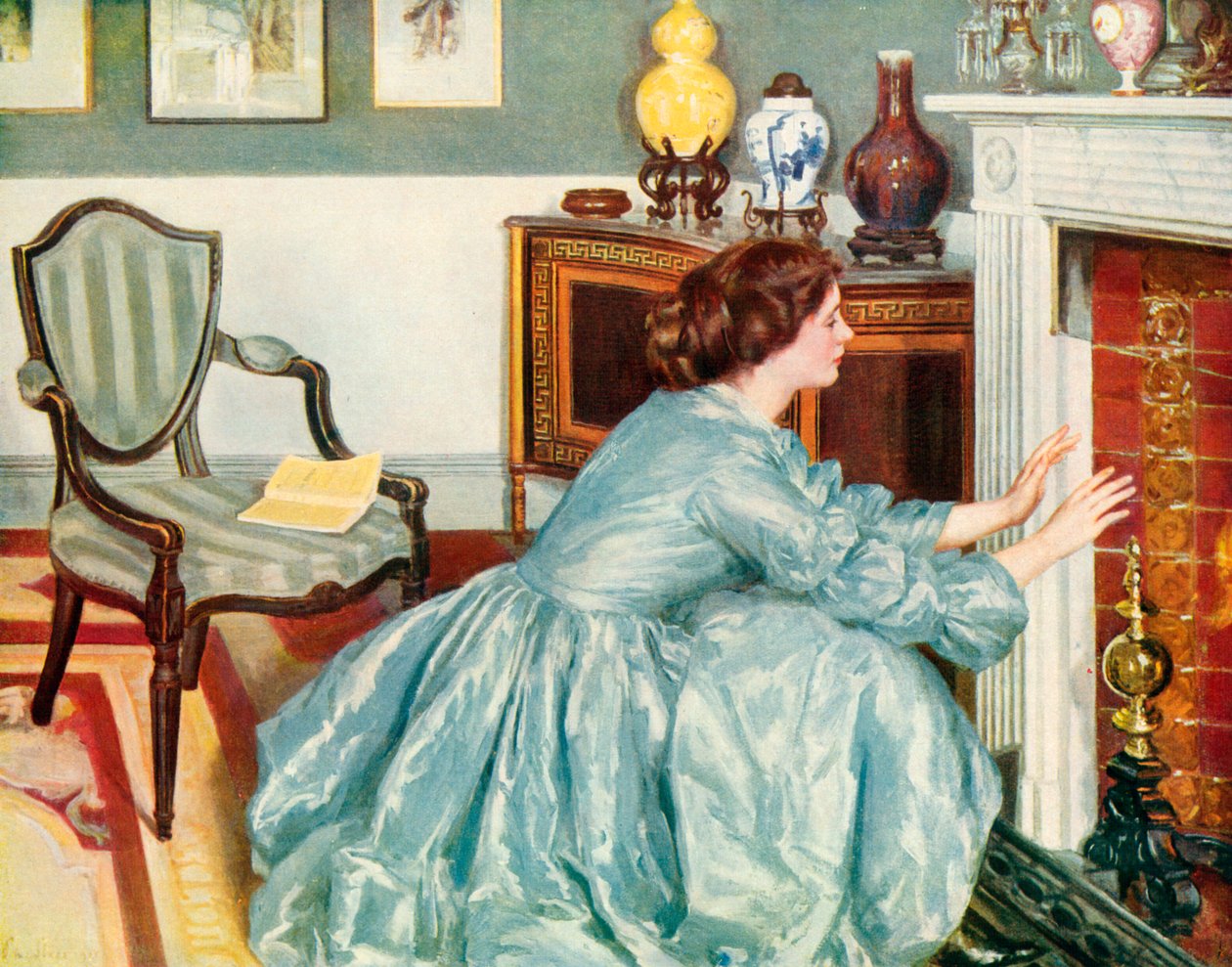Slutten av kapittelet (fargelitografi) av Philip Wilson Steer