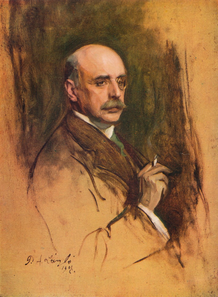 Charles Holme: grunnlegger og første redaktør av The Studio, 1908 av Philip de László