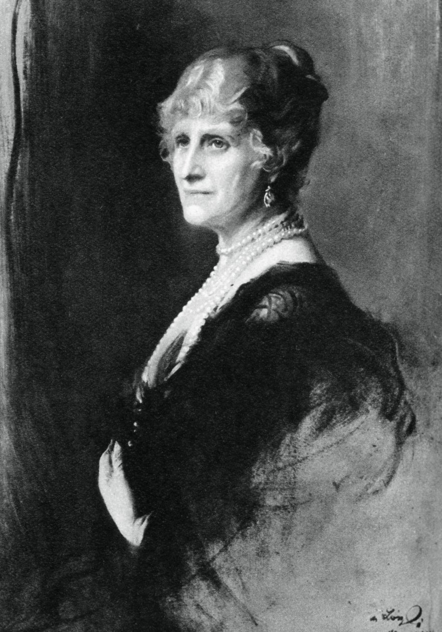 Nina Bowes-Lyon, grevinne av Strathmore og Kinghorne, 1937. av Philip de László