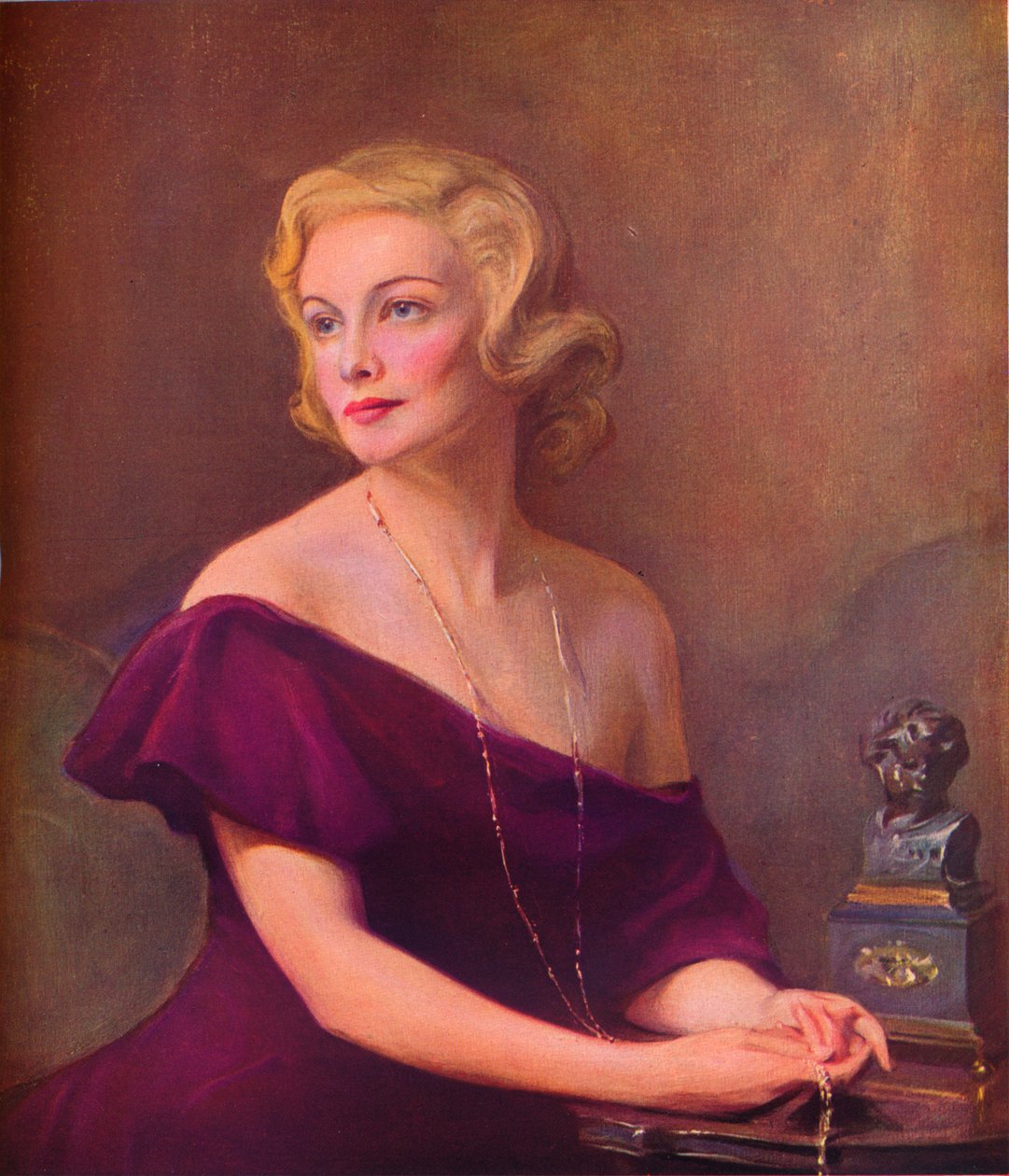 Portrett av Madeleine Carroll, 1935, 1936. av Philip de László