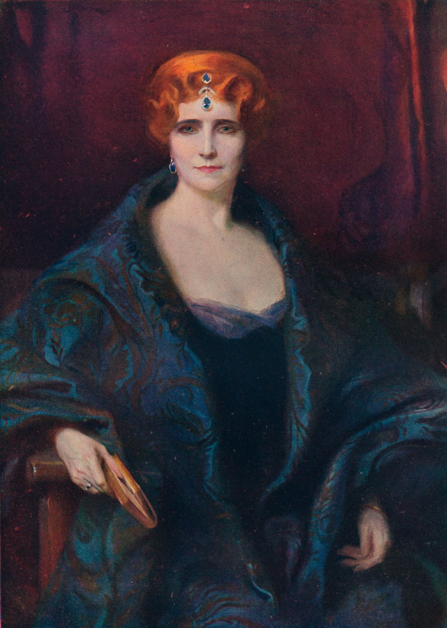 Portrett av fru Elinor Glyn, 1912 av Philip de László