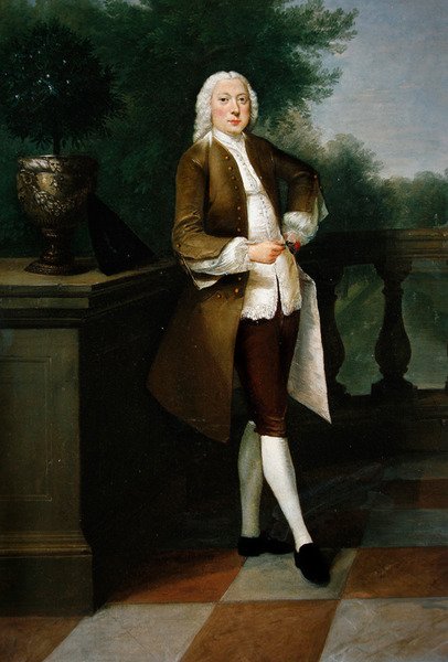 Portrett av Mr. Nevel (olje på lerret) av Philip van Dyck