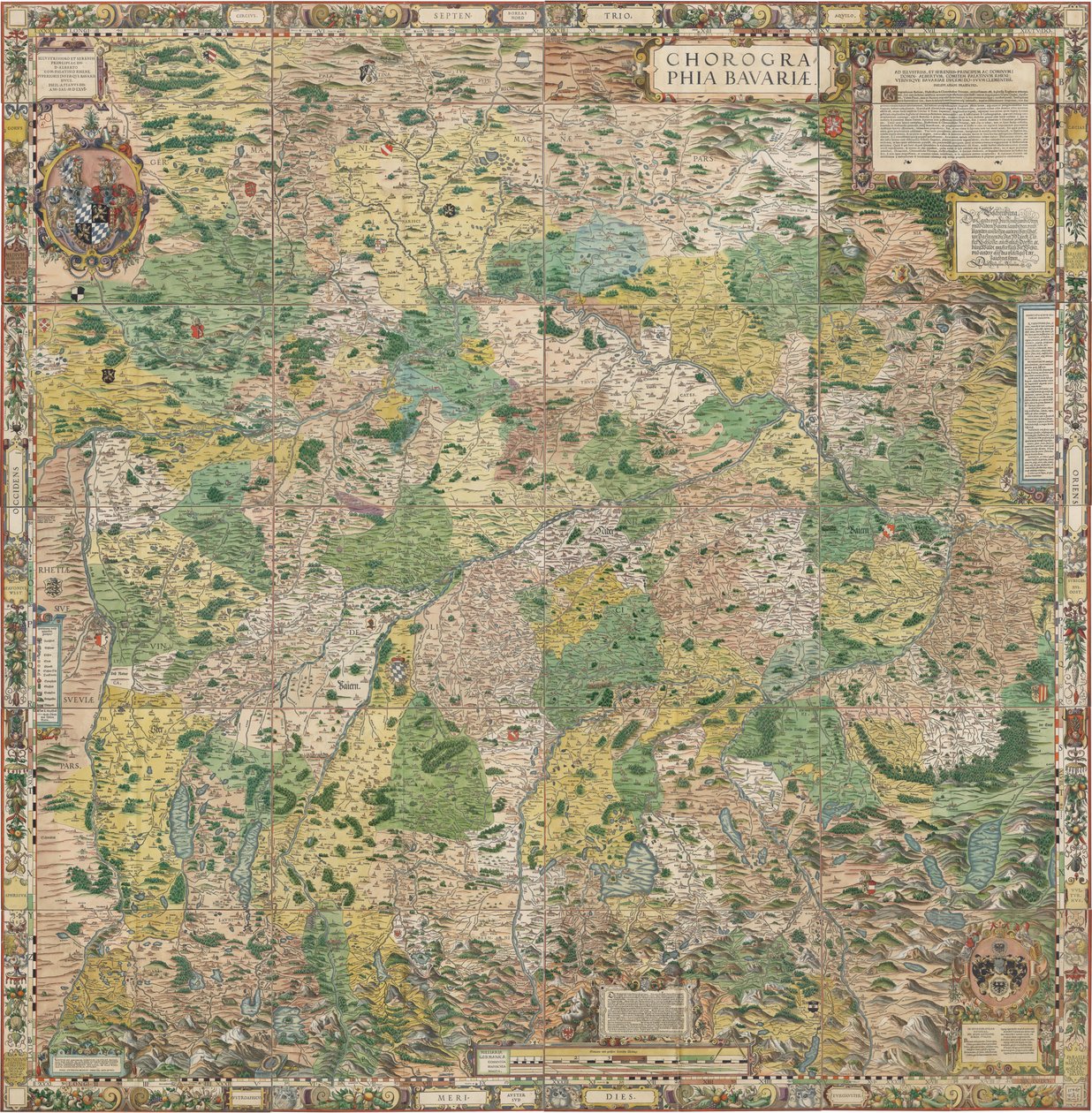 Bayerske landbord fra 1568 av Philipp Apian
