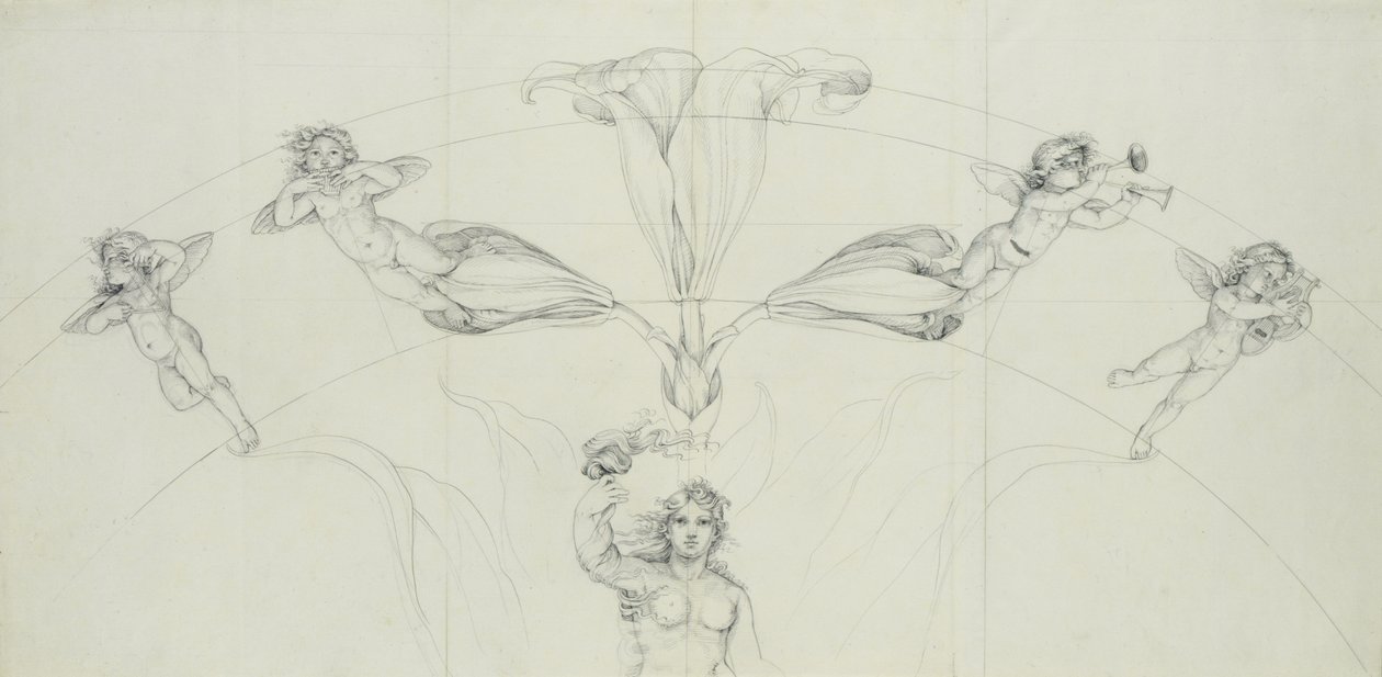 Aurora og musikk, 1809 av Philipp Otto Runge