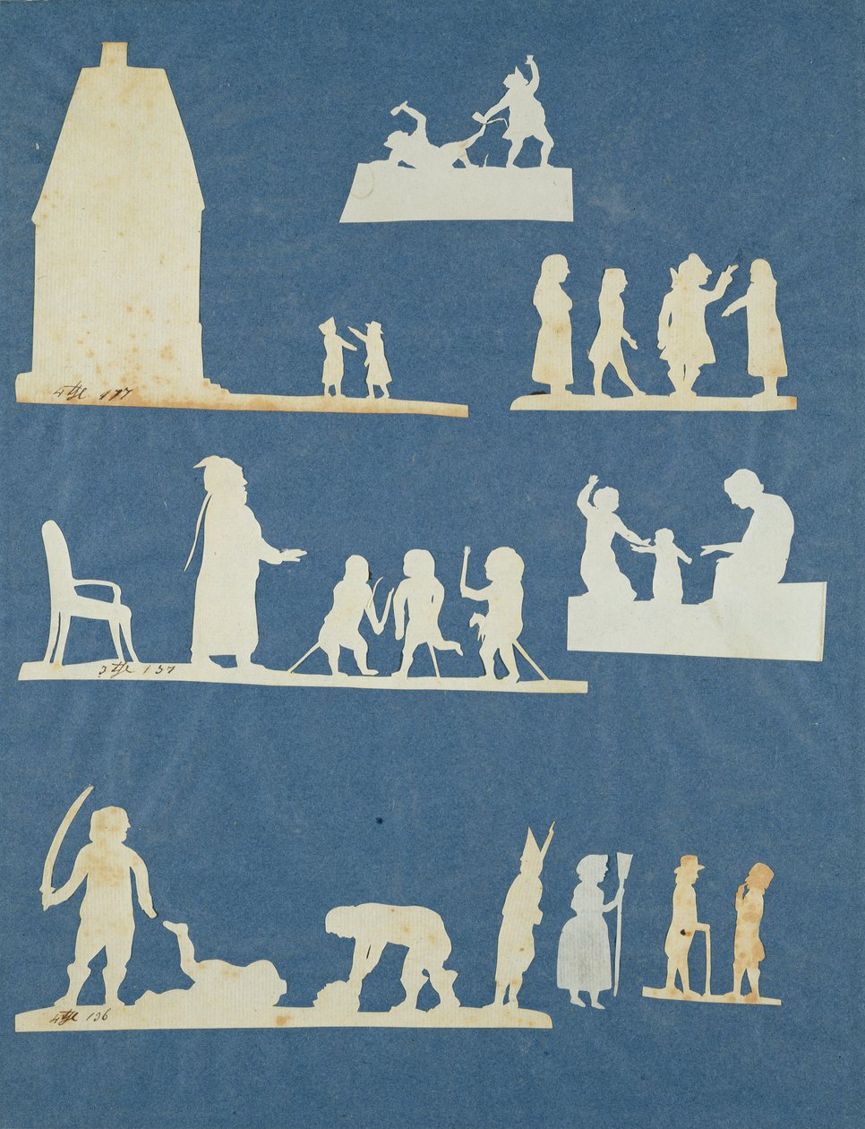 Old Tales (collage på papir) av Philipp Otto Runge