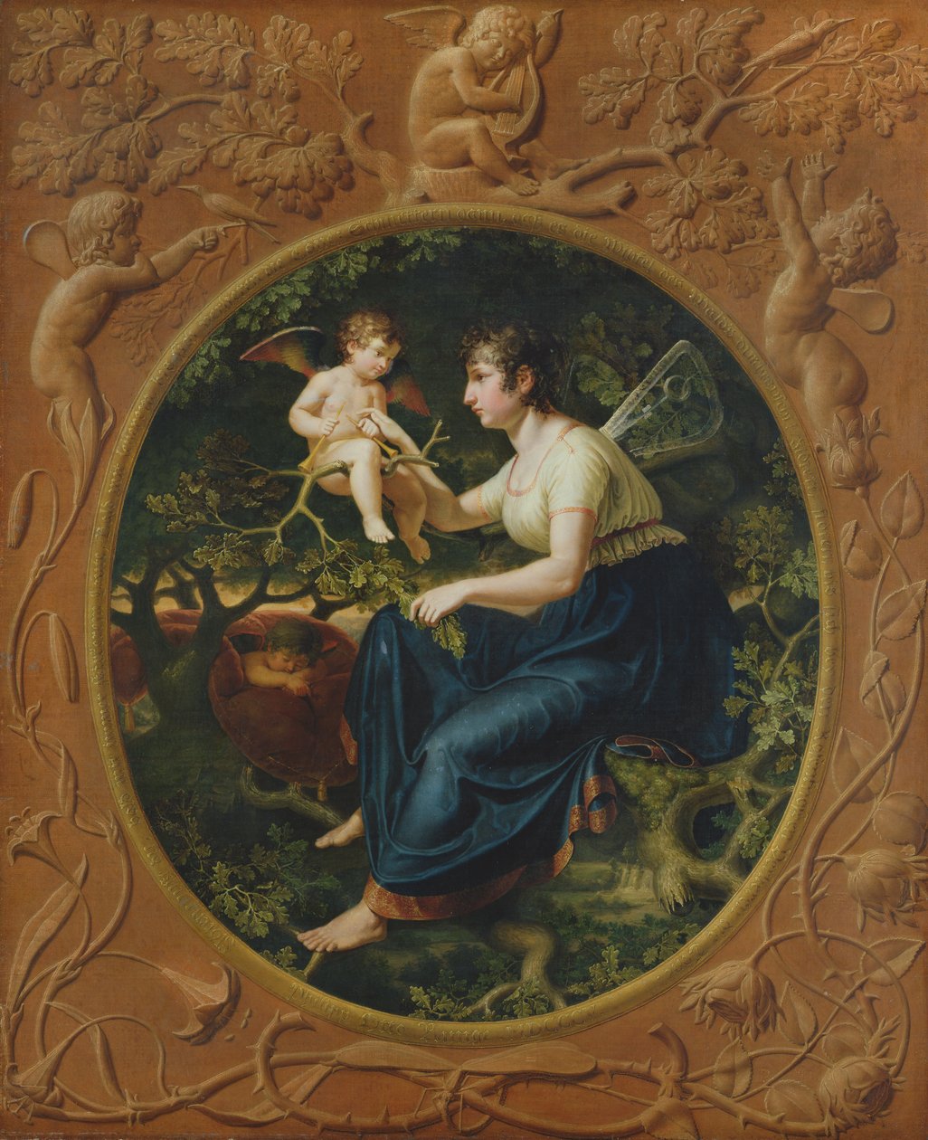 The Nightingales Lesson, 1805 av Philipp Otto Runge
