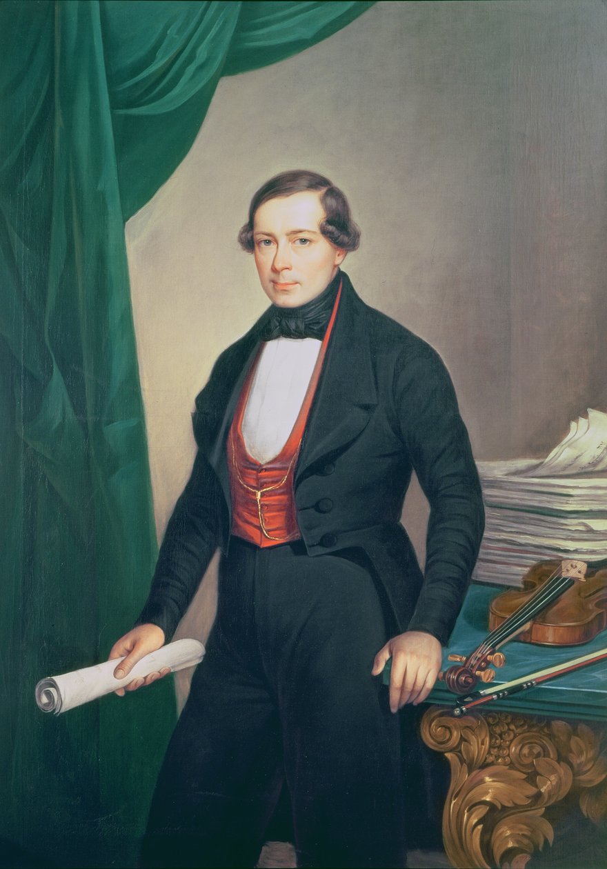 Joseph Lanner (1801-43) Komponist og skaper av den moderne wienervalsen av Philipp Steidler