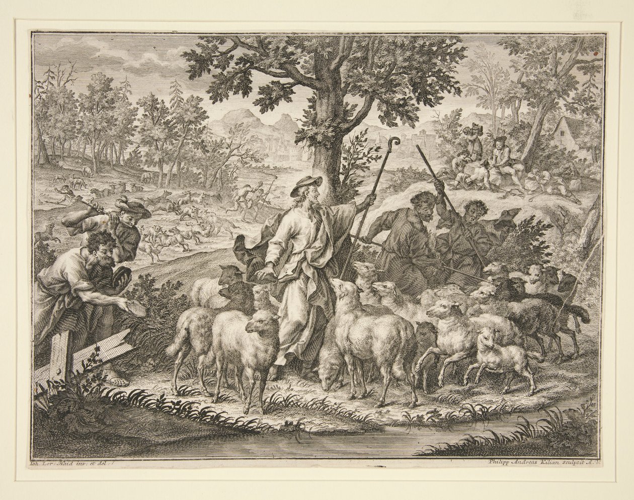 Kristus som hyrde av Philipp Andreas Kilian