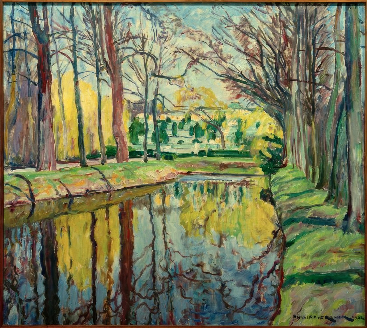 Utsikt over Sanssouci-palasset av Philipp Franck