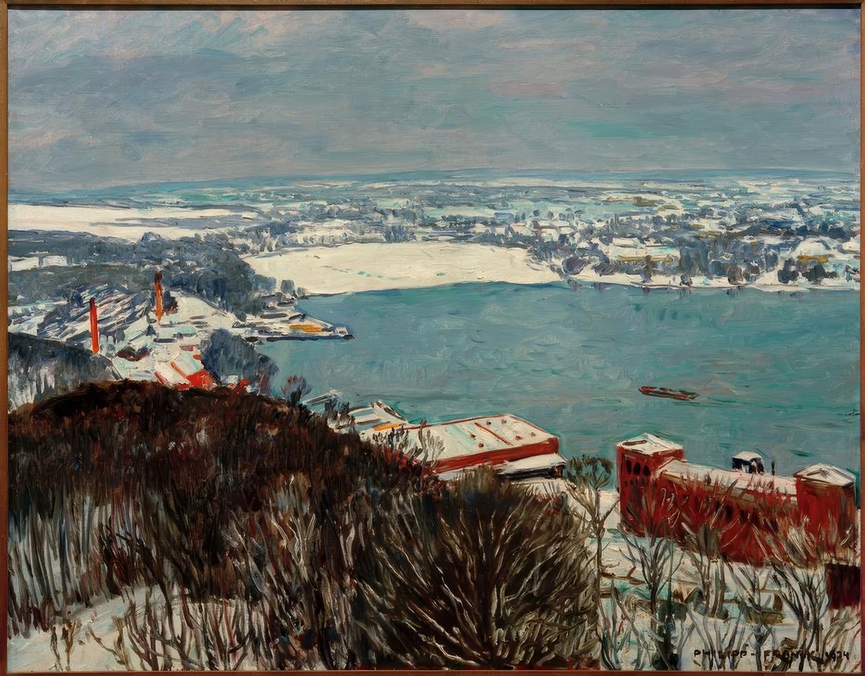 Utsikt over Tornow av Philipp Franck
