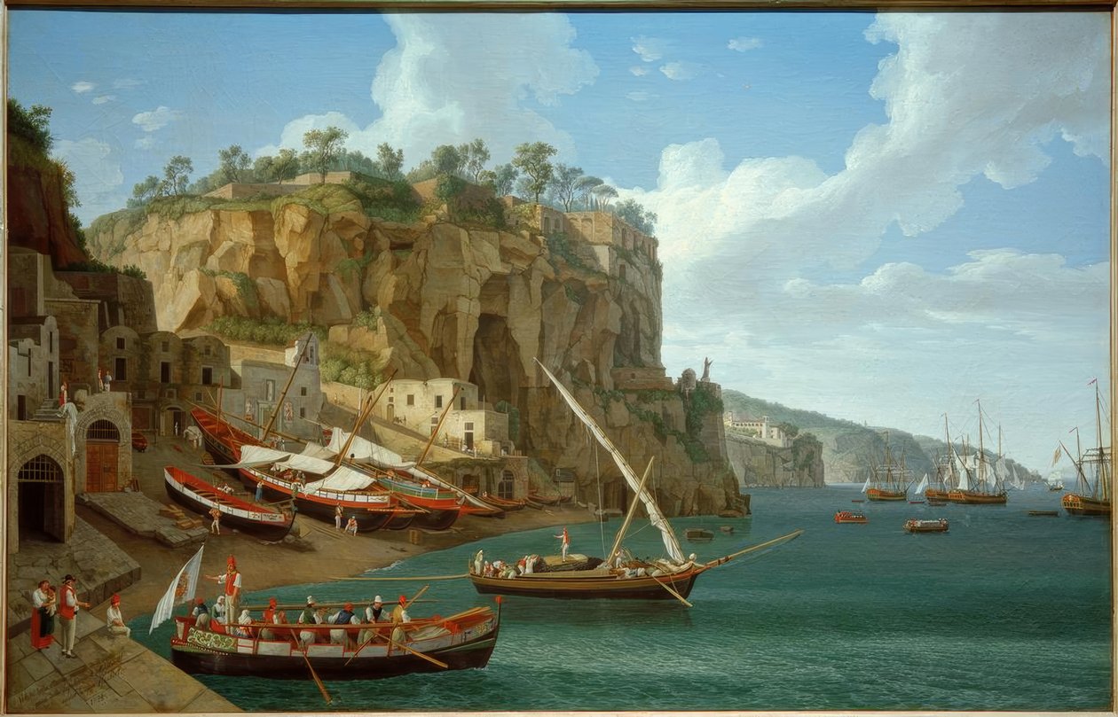 J.Ph. Hackert, Marina Piccola i Sorrent / Gem., 1794 av Philipp Hackert