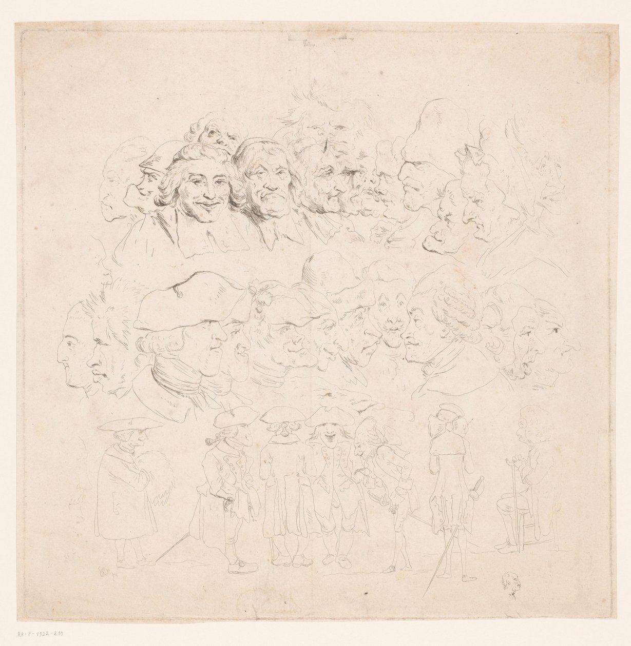 tegneserier av Philipp Jacques Loutherbourg (I) (attributed to)