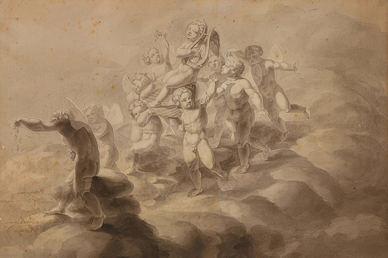 Kjærlighetens triumf. 1800 av Philipp Otto Runge