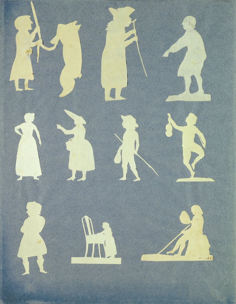 Old Tales (collage på papir) av Philipp Otto Runge